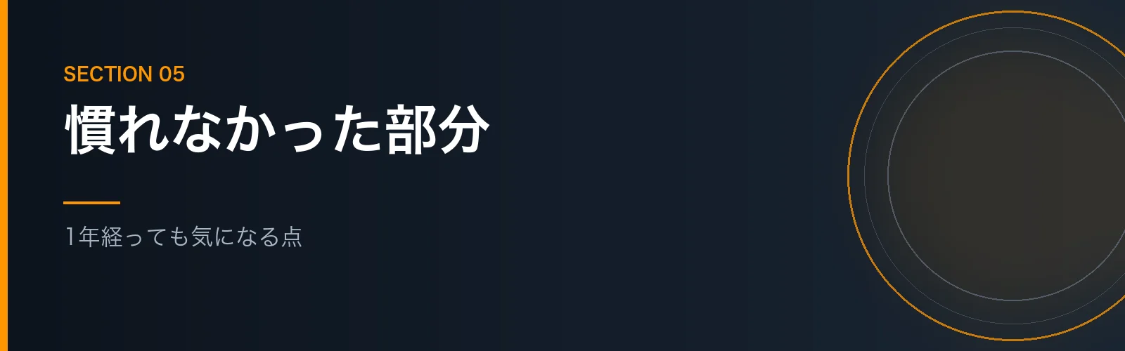 iPhone 17 Proで1年経っても気になる点を書くセクションのバナー画像