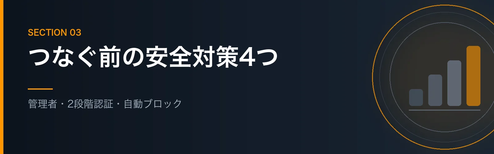 NASを外部に公開する前の安全対策を解説するセクションのバナー画像