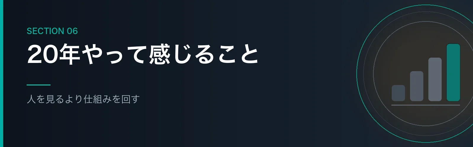 人事を20年続けて感じることを書くセクションのバナー画像