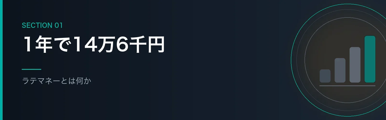 ラテマネーの意味と金額の目安を解説するセクションのバナー画像