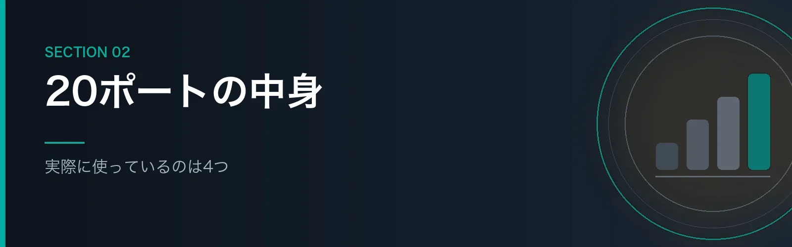 TS5 Plusの20ポートの内訳を解説するセクションのバナー画像