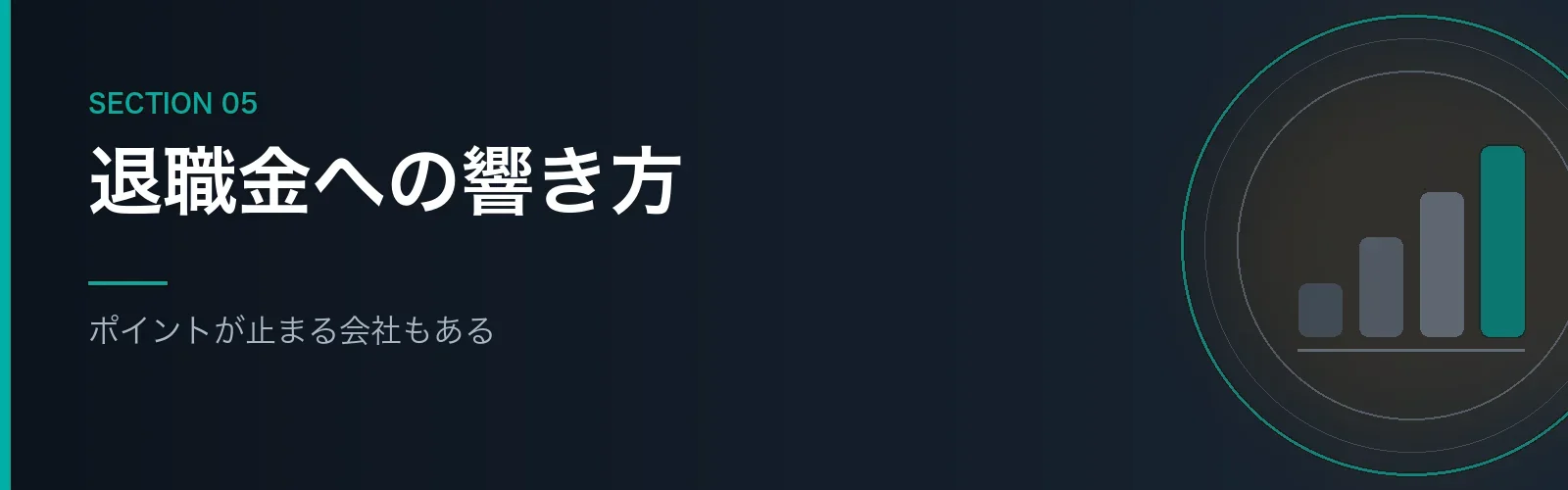 役職定年が退職金に与える影響を解説するセクションのバナー画像