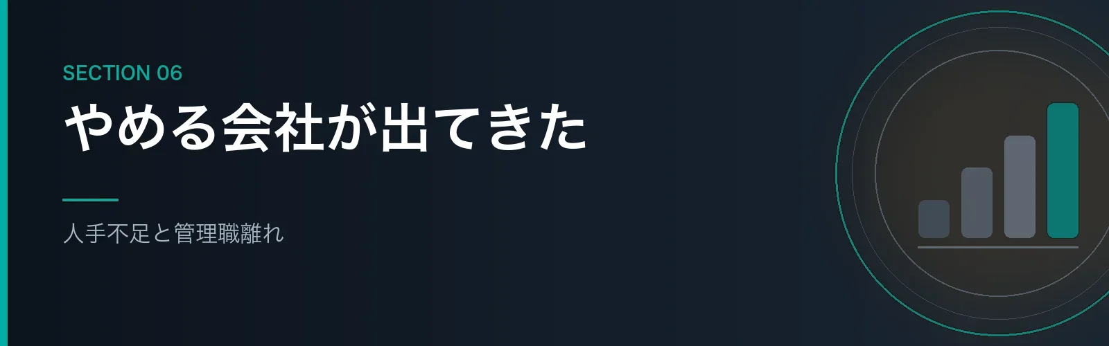 役職定年を廃止する会社が出てきた理由を書くセクションのバナー画像